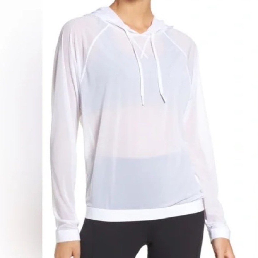 Zella Innovate Sheer Water Repellent Hoodie